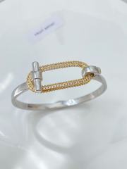 1069-1013 Bangle - White + Gold