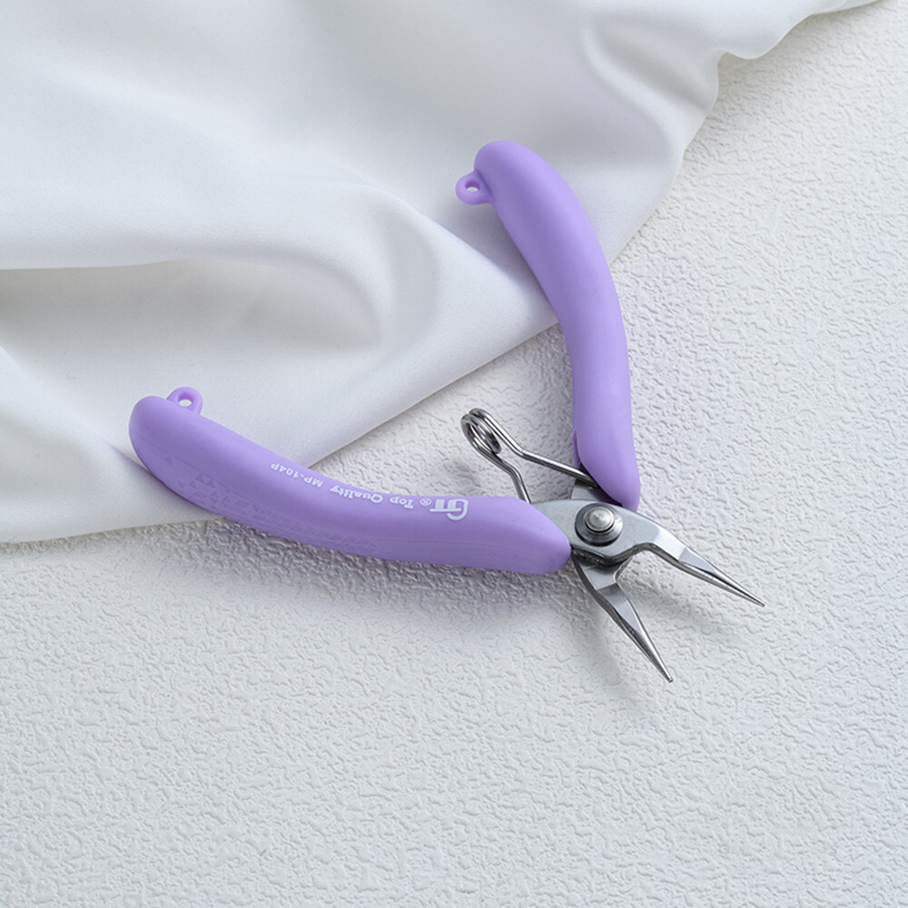 Taiwan imported GT high carbon steel jewelry pliers, DIY craft multi-functional pliers for beading, wire winding, and cutting.