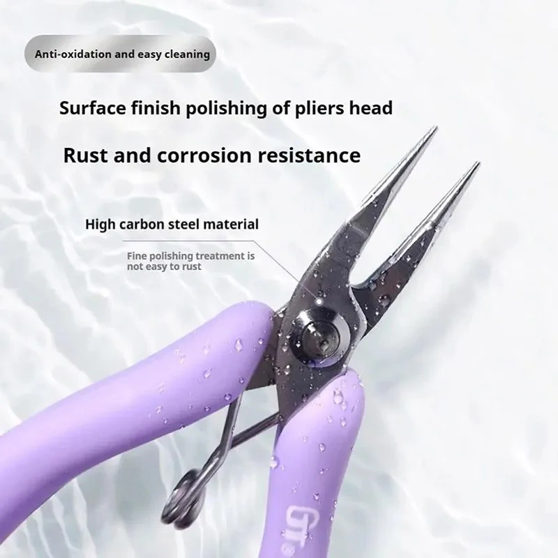 Taiwan GT high carbon steel jewelry pliers, DIY craft multi-functional pliers for beading, wire winding, and cutting.