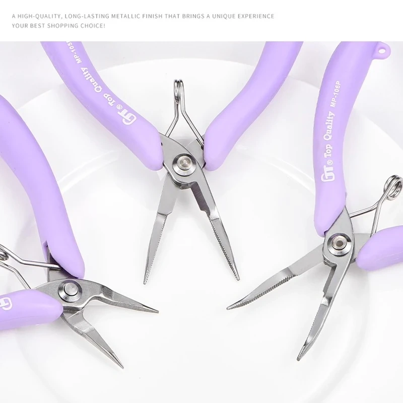 Taiwan GT high carbon steel jewelry pliers, DIY craft multi-functional pliers for beading, wire winding, and cutting.