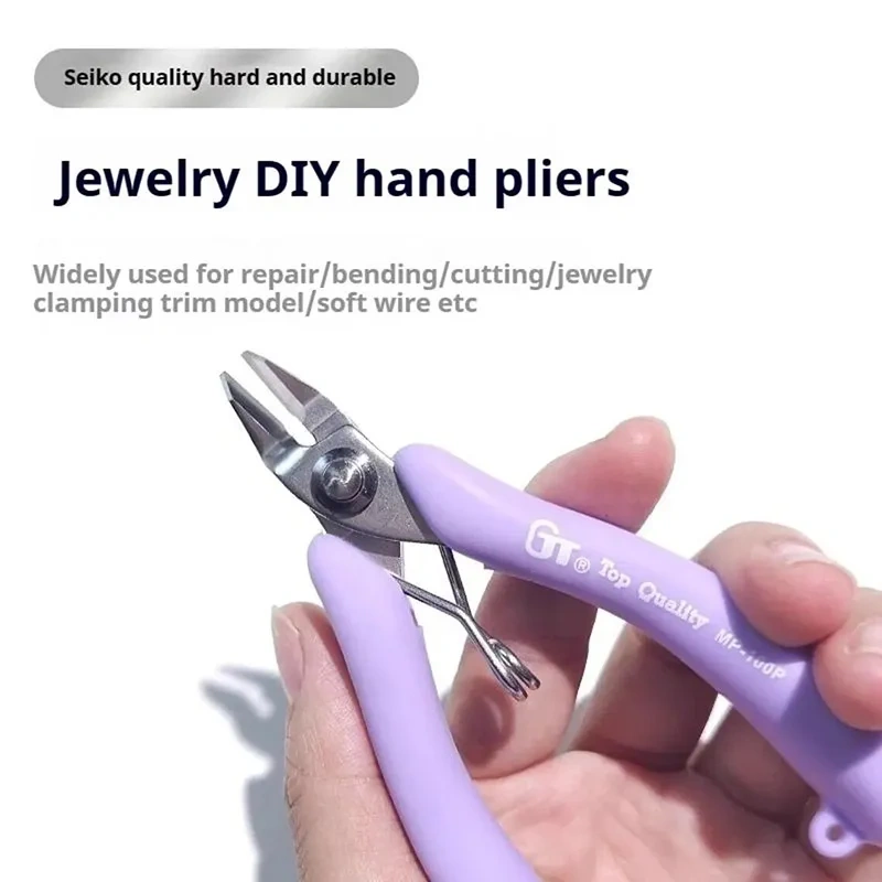 Taiwan GT high carbon steel jewelry pliers, DIY craft multi-functional pliers for beading, wire winding, and cutting.