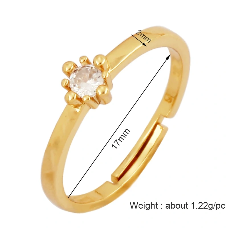 Luxurious Full Pave CZ Gem Style Finger Ring, Flower Butterfly Saint Maria Blue Green Summer Beach Party Jewelry Wholesale P03