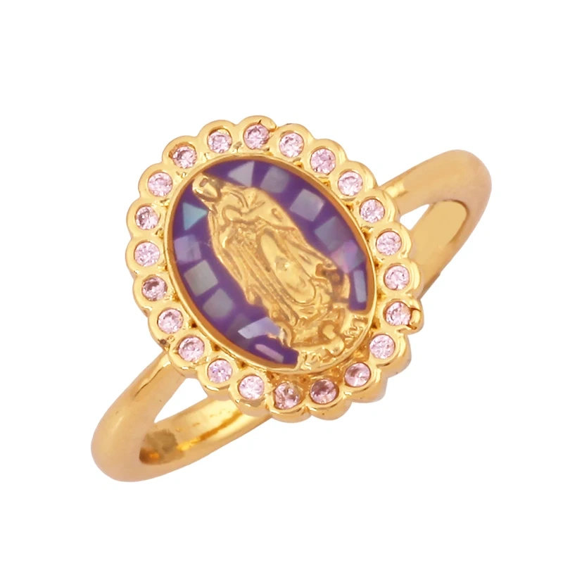 Luxurious Full Pave CZ Gem Style Finger Ring, Flower Butterfly Saint Maria Blue Green Summer Beach Party Jewelry Wholesale P03