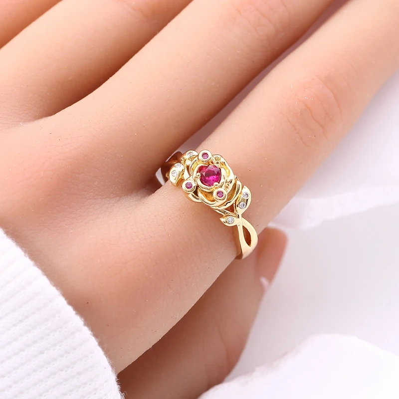 Luxurious Full Pave CZ Gem Style Finger Ring, Flower Butterfly Saint Maria Blue Green Summer Beach Party Jewelry Wholesale P03