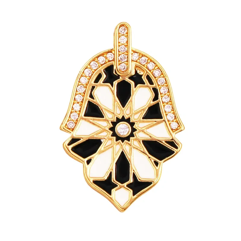 European Style Enamel Colorful Hand Eye Charm Pendant,Gesture Finger DIY Jewelry Craft Necklace Making Bracelet Supplies R15