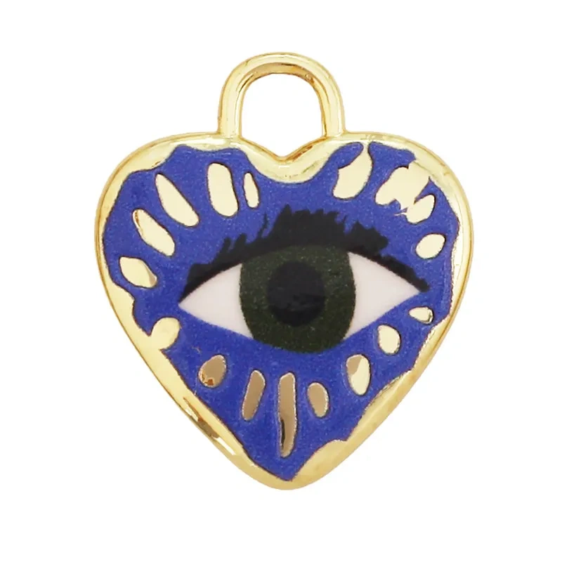 Hand Painted Ceramic Heart Oval Pet Leopard Strawberry Cherry Snail Charm Pendant,DIY Jewelry Necklace Bracelet Supplies R44