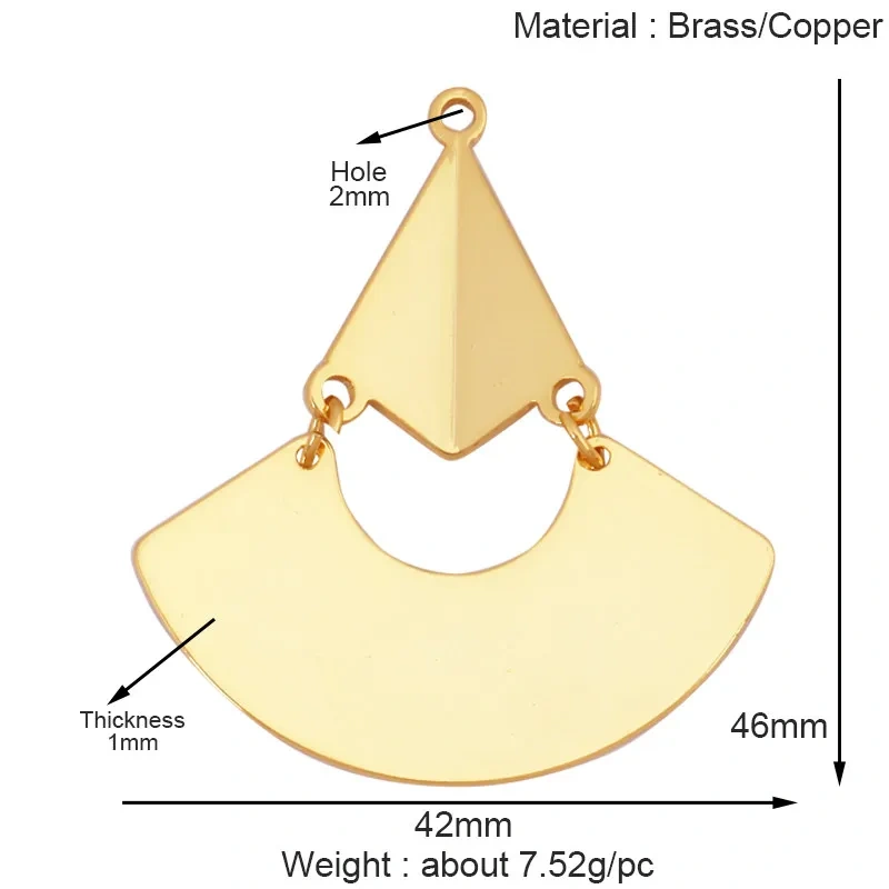 Colourful Drip Oil Love Heart Shape Zircon Charm Pendant,Trendy 18K Real Gold Plated Jewelry Necklace Bracelet DIY Supplies R40