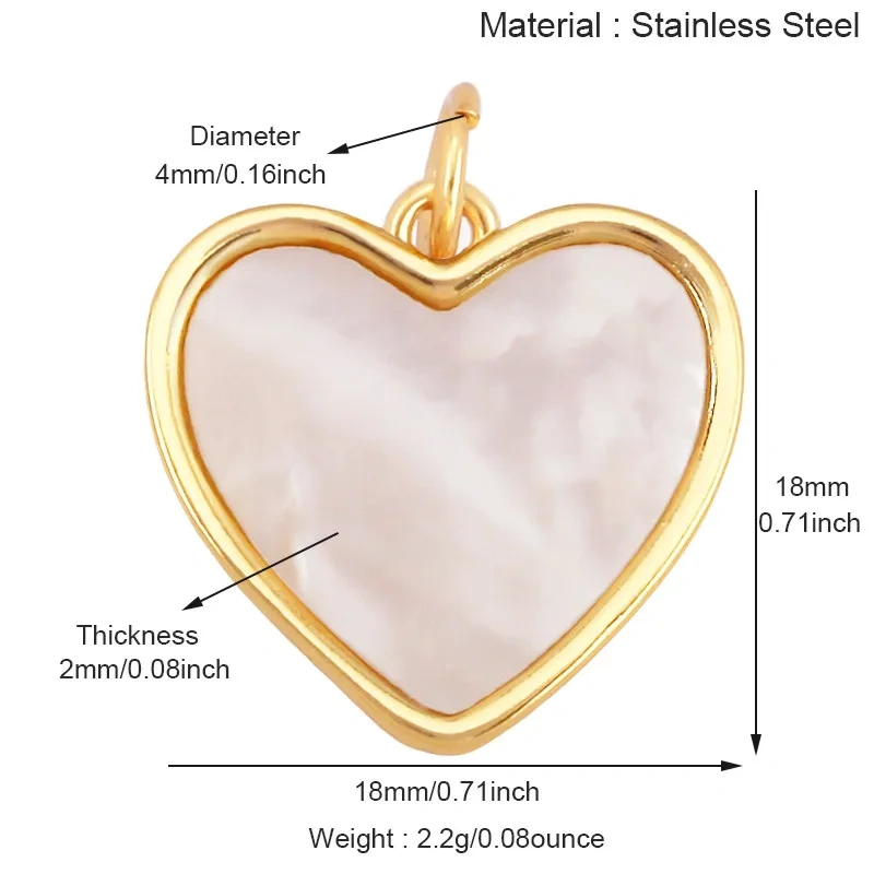 Trendy Love Heart Gesture Charm Pendant,18K Real Gold Plated Jewelry Necklace Bracelet Making Components Findings Supplies R37