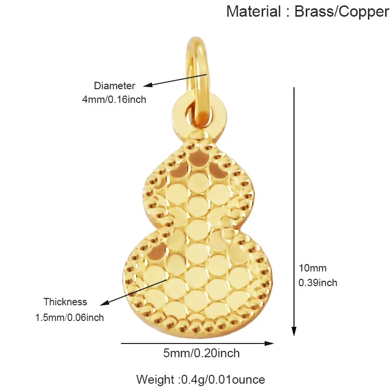 Trendy Love Heart Star Butterfly Bear Clover Charm Pendant,18K Real Gold Plated Jewelry Necklace Bracelet DIY Making Supply R26
