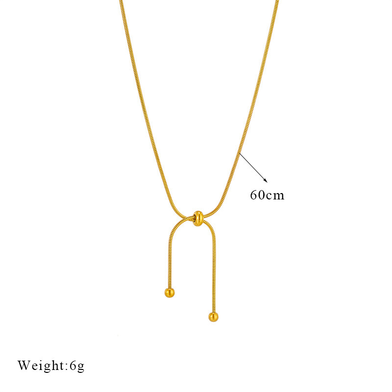 Minimalist design, pull-out necklace for women, minimalist style, choker/necklace.