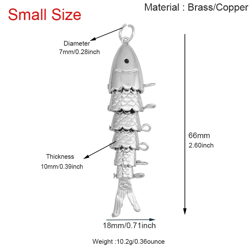 Jumbo Large Enamel Colourful Fish Lobster Shell Pendant,18K Real Gold Silver Plated Zircon Jewelry Finding Supplies R01