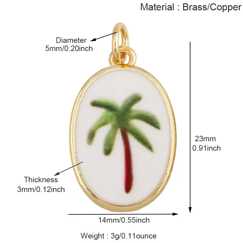 Coconut Tree Sun Fish Bird Flower Shell Cocktail Wine Cup Croissant Bowknot CrabBalloon Lobster Snail Duck Crab Cherry CharmsR59