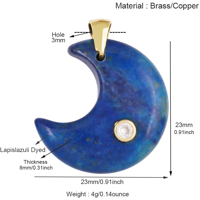 Semi-precious Stone Star Moon Sun Pendant,Turquoise Amethyst Strawberry Quartz Agate Jade Crystal Charm For Jewelry Making R80