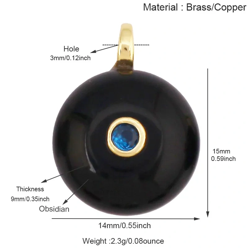 Natural Gemstone Pendants Turquoise Lapis Amethyst Quartz,Water Drop Oval Round Geometric Charm DIY Jewelry Making Supplies R88