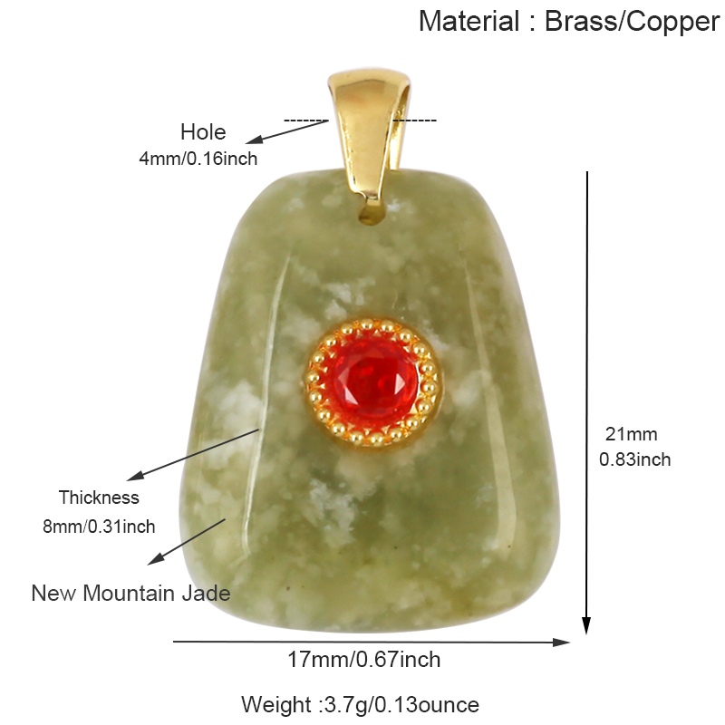 Natural Gemstone Pendants Turquoise Lapis Amethyst Quartz,Water Drop Oval Round Geometric Charm DIY Jewelry Making Supplies R88