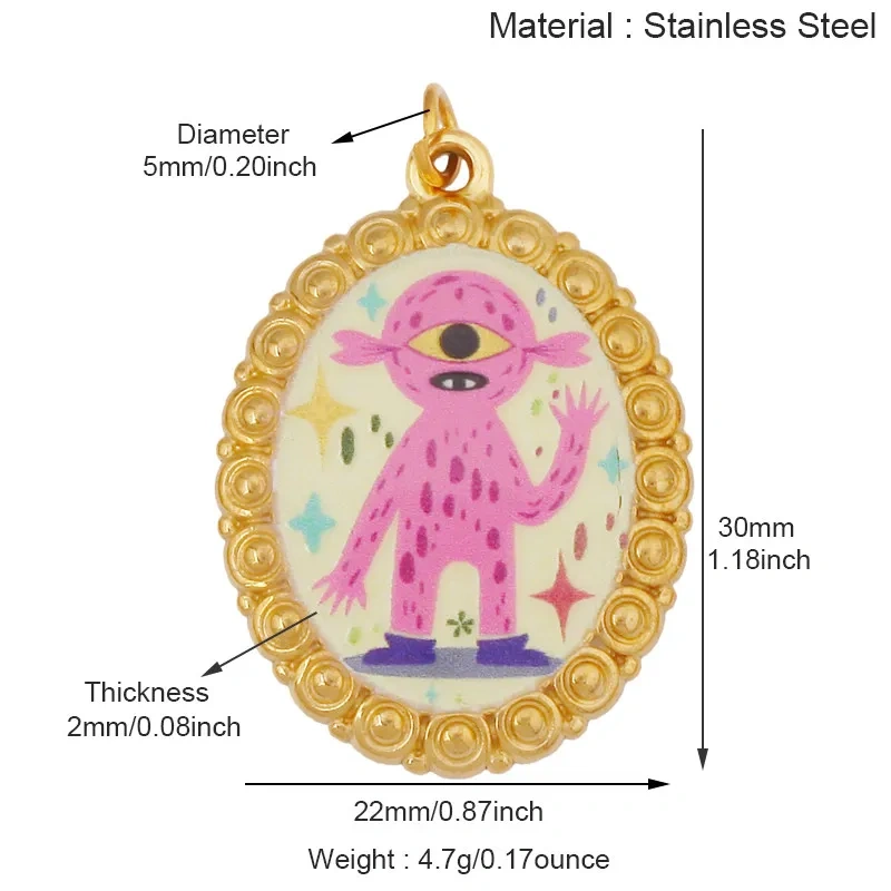 New Stainless Steel Bohemian Style Elephant Dog Snail Horn Animal Charm,DIY Necklace Jewelry Pendant Accessory Supplies R61