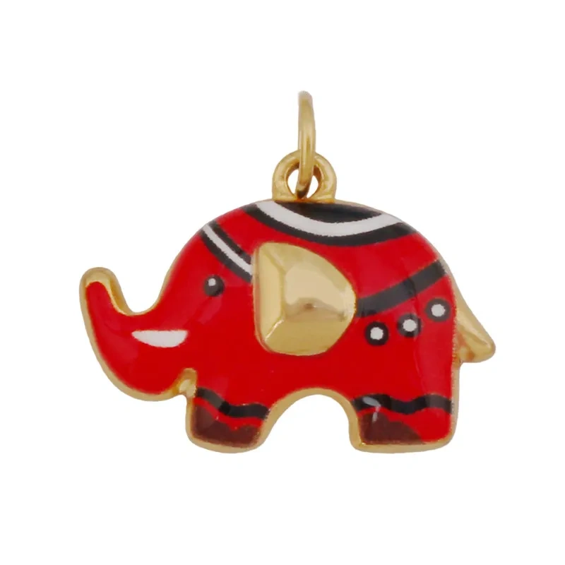 New Stainless Steel Bohemian Style Elephant Dog Snail Horn Animal Charm,DIY Necklace Jewelry Pendant Accessory Supplies R61