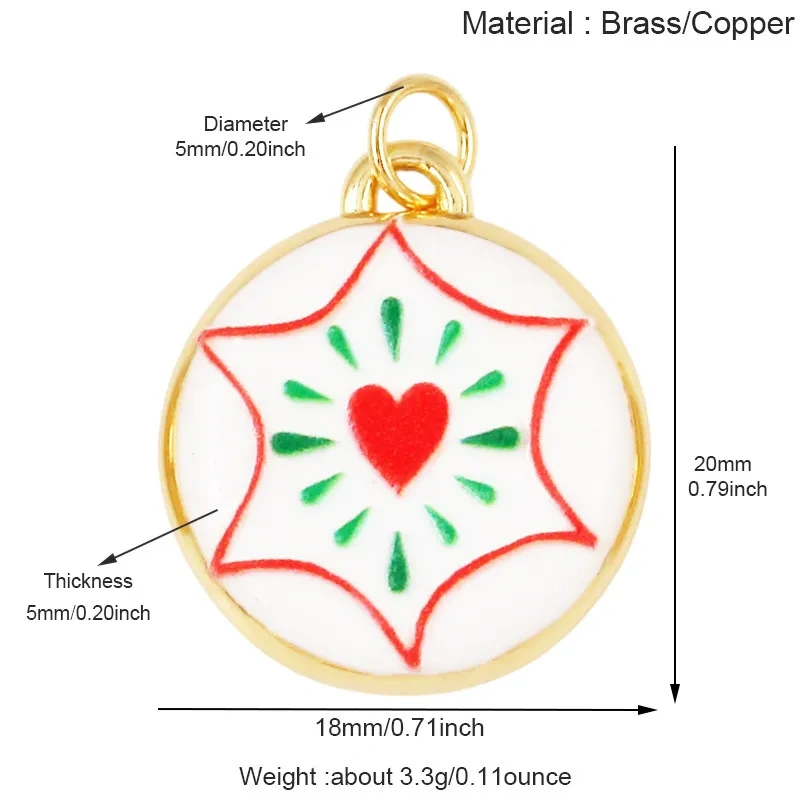 Trendy Colorful Heart Star Charm Pendant,Love Kiss Mom Lucky Letter Choker DIY Jewelry Making Necklace Bracelet Supplies L46