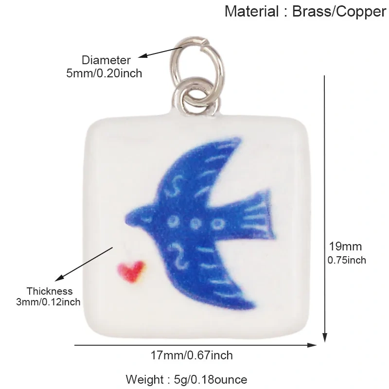 Colorful Animal Pendant Swallow Butterfly Rabbit Cat Dog Snake Eye Charm,Dainty Collarbone Necklace Jewelry For Women Girls R49