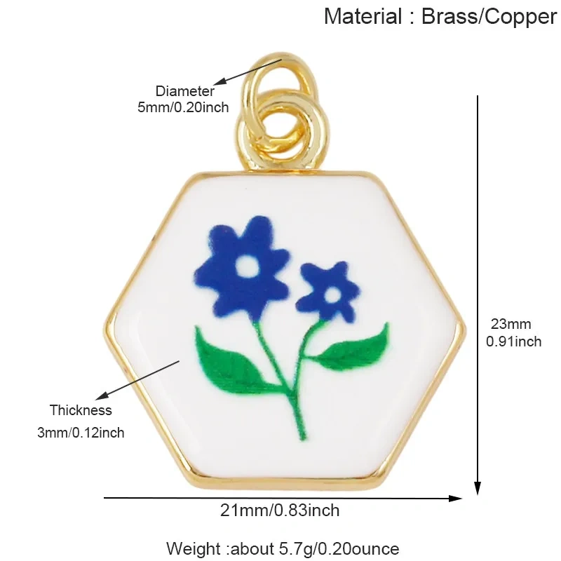 Fashion Colorful Rose Sunflower Tulip Floral Flower Charm Pendant,Collarbone Necklace Bracelet DIY Jewelry Making Supplies R06