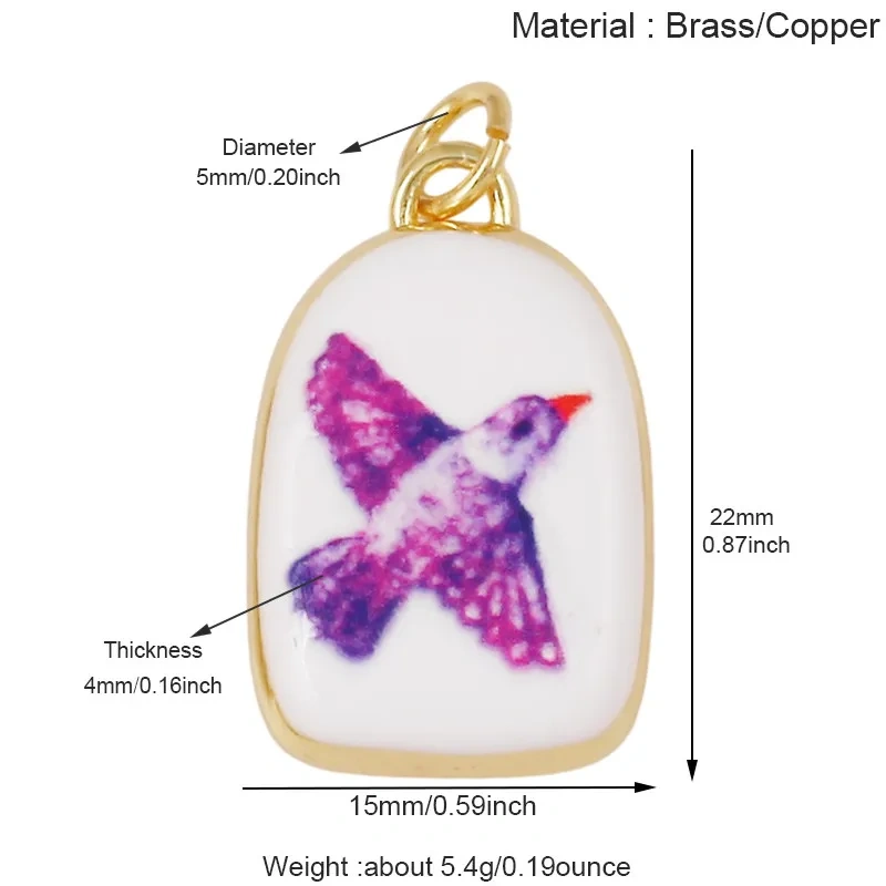 Colorful Animal Pendant Swallow Butterfly Rabbit Cat Dog Snake Eye Charm,Dainty Collarbone Necklace Jewelry For Women Girls R49