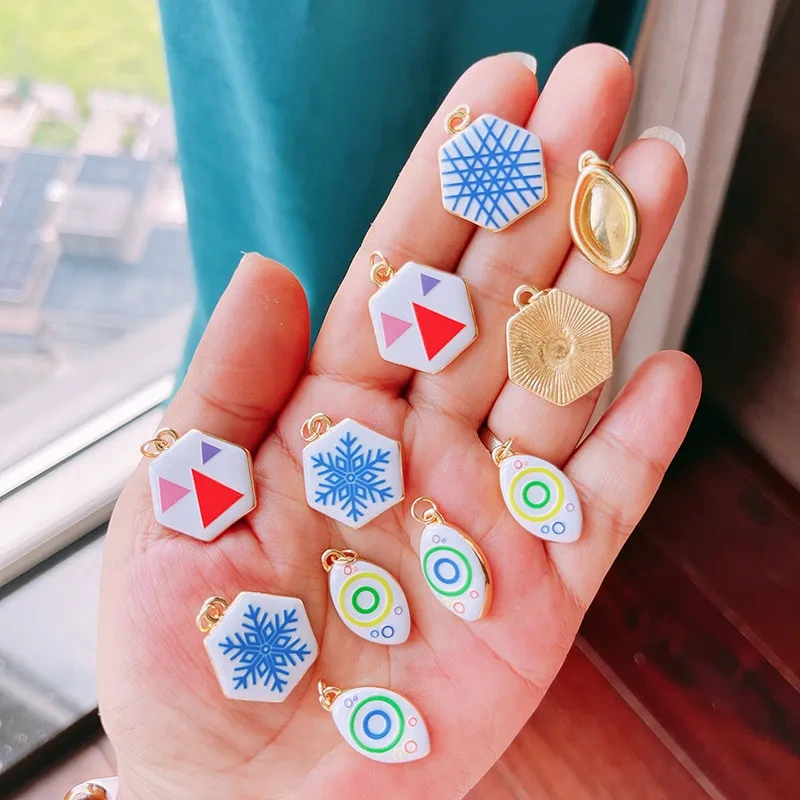 Trendy Sky Cloud Star Moon Weather Spaceship Hot Air Balloon Universe Geometric Pendant,Necklace Dainty Collarbone Jewelry M47