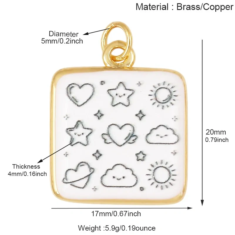 Trendy Sky Cloud Star Moon Weather Spaceship Hot Air Balloon Universe Geometric Pendant,Necklace Dainty Collarbone Jewelry M47