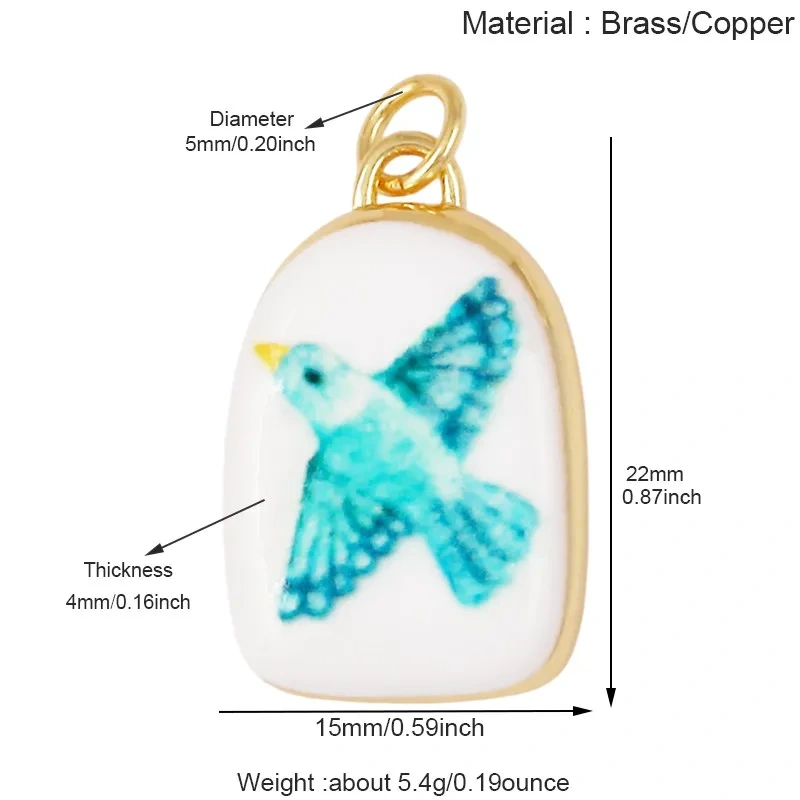 Colorful Animal Pendant Swallow Butterfly Rabbit Cat Dog Snake Eye Charm,Dainty Collarbone Necklace Jewelry For Women Girls R49