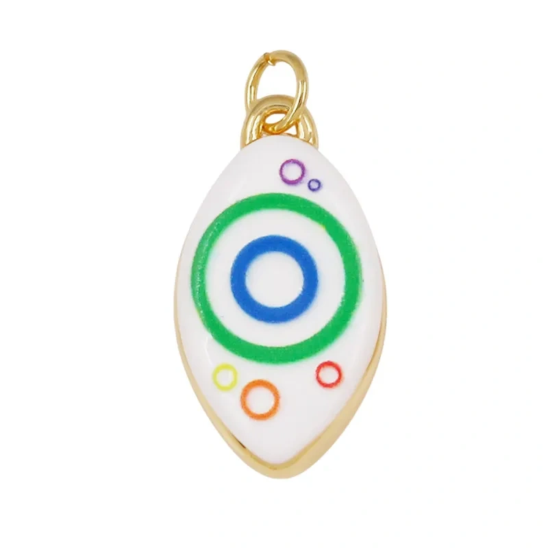 Trendy Sky Cloud Star Moon Weather Spaceship Hot Air Balloon Universe Geometric Pendant,Necklace Dainty Collarbone Jewelry M47