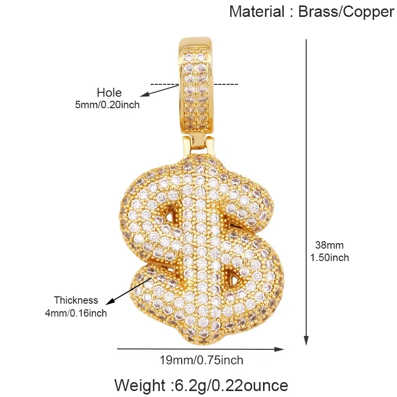 Trendy Network Symbol Cubic Zirconia Charms Pendants,DIY Jewelry Making Accessories For Necklace Bracelet Earring Supply R26