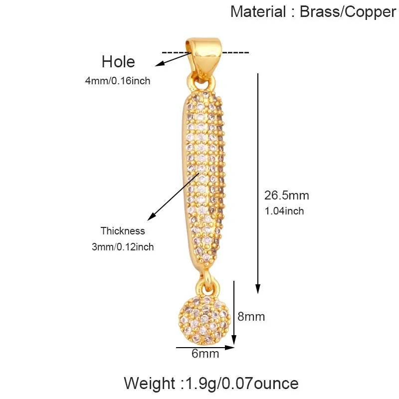 Trendy Network Symbol Cubic Zirconia Charms Pendants,DIY Jewelry Making Accessories For Necklace Bracelet Earring Supply R26