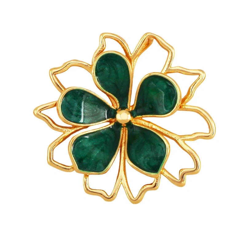 Trendy Colorful Flower Four Leaf Clover Charm Pendant,DIY Jewelry Accessories for Necklace Making Bracelet Earring Supplies R36