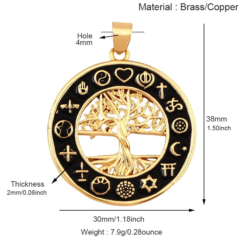 Trendy Colorful Flower Four Leaf Clover Charm Pendant,DIY Jewelry Accessories for Necklace Making Bracelet Earring Supplies R36
