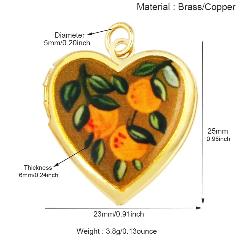 Fashion Rose Tulip Sunflower Four Leaf Clover Charms Pendant,Openable Heart Flower Locket Necklaces Bracelet Jewelry Supply M44