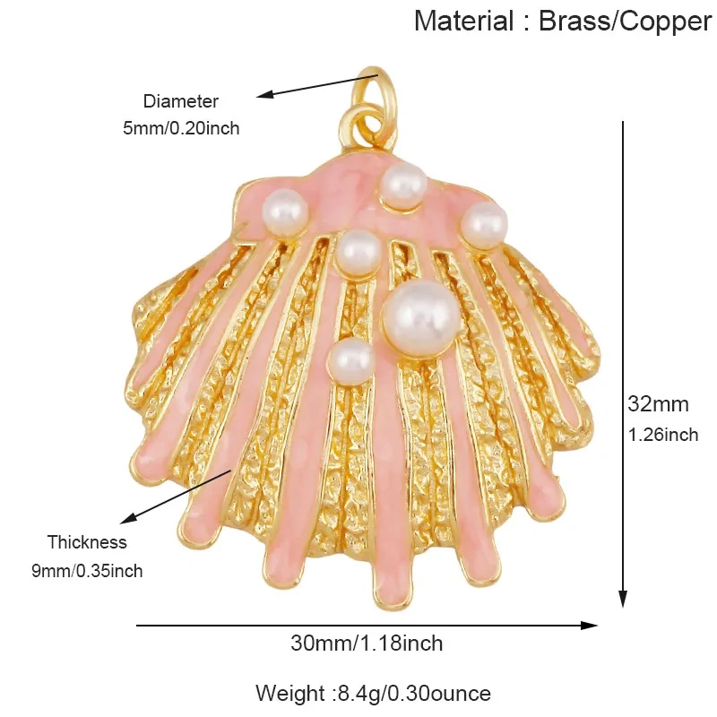 Lobster Conch Fish Bone Starfish Shell Fish Marine Animal Charms Pendants,Jewelry Making DIY Bracelet Necklace Accessories S62