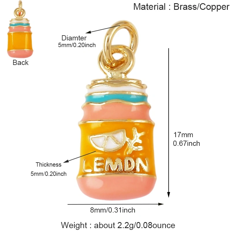 Cute Enamel Candy Charms Ice Cream Chocolate Pizza Milk Bottle Pendants,Necklace Bracelet Making DIY Craft Supplies J04