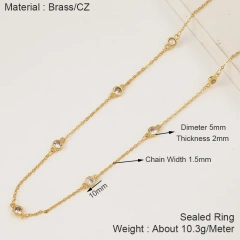 R02Y2-BA8ClearCZGold