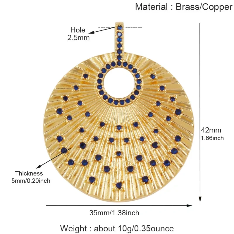 Sparkle Celestial Sun Moon Star Lightning Shell Pendants,Zircon Charms for DIY Jewelry Making Necklace Bracelet Accessories J02