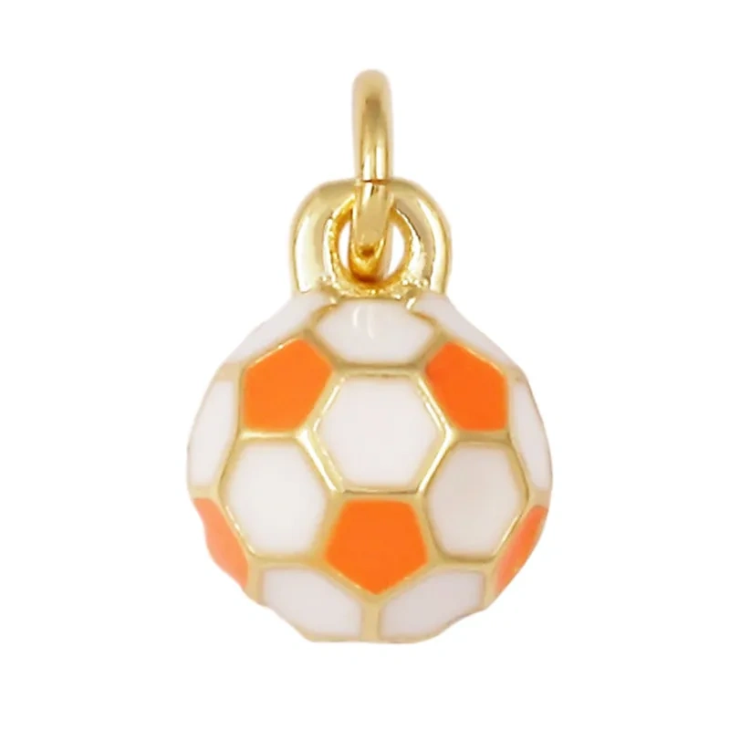 Football Baseball Rugby Boxing Glove Sports Enamel Charm Pendant,Necklace Bracelet Craft Jewelry Findings Supply R62