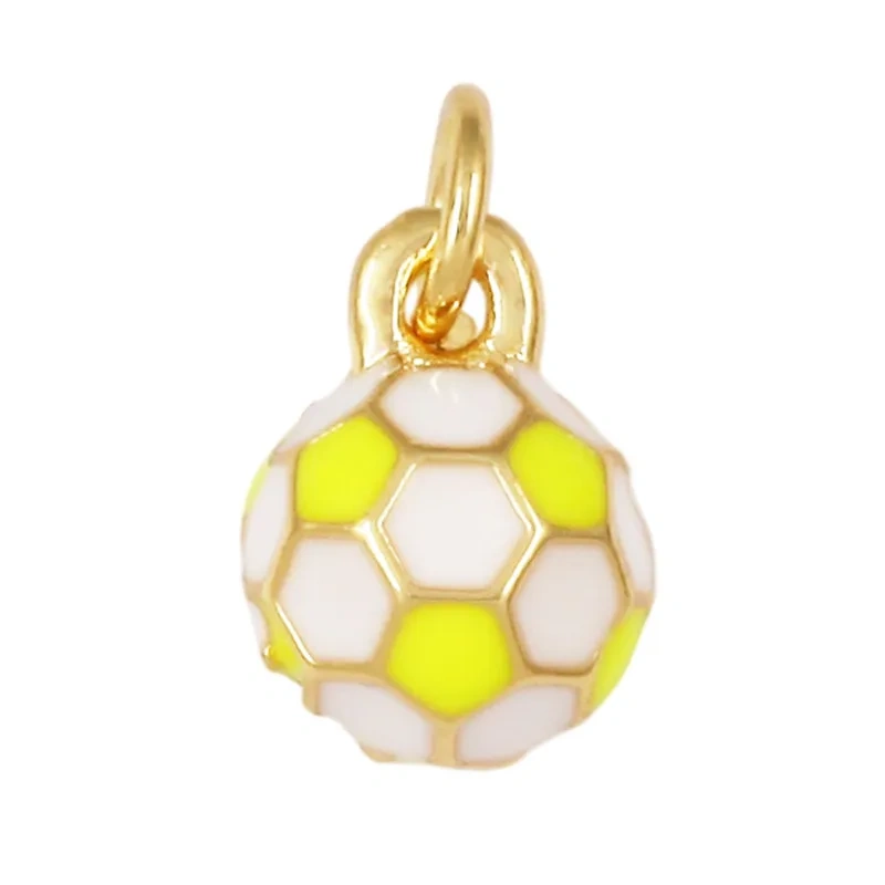 Football Baseball Rugby Boxing Glove Sports Enamel Charm Pendant,Necklace Bracelet Craft Jewelry Findings Supply R62