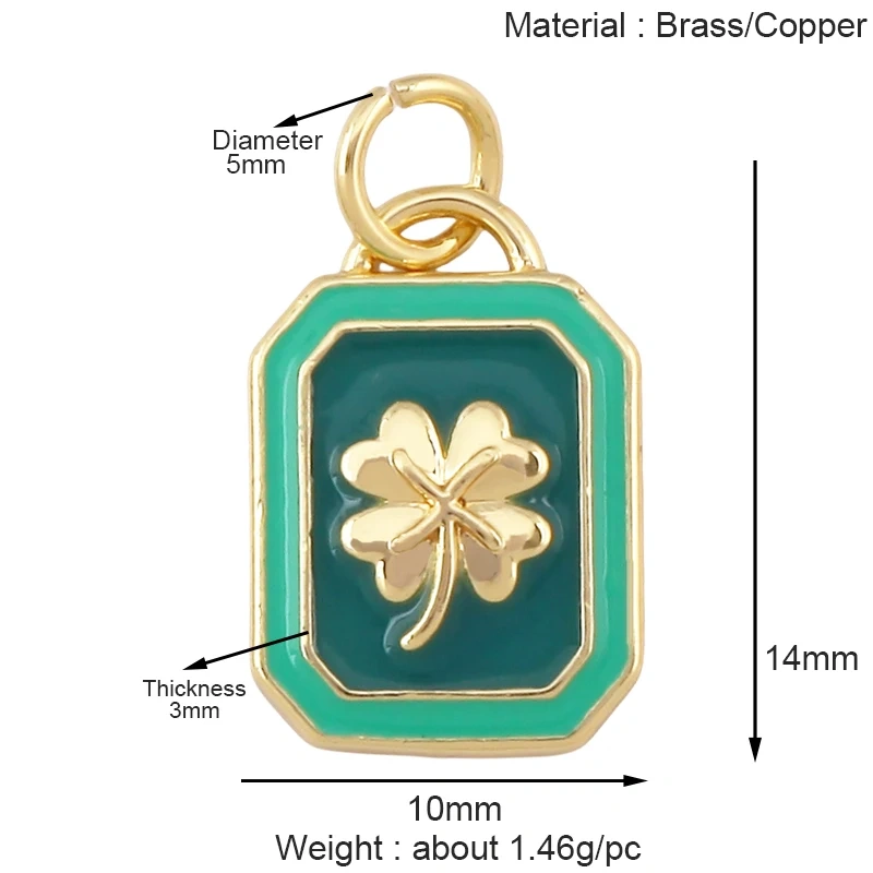 2pcs/Lot Colorful Brass Animal Charms,Bird Butterfly Swan Ladybug Leopard Horse Flower Heart Pendant Necklace Jewelry Supply R08