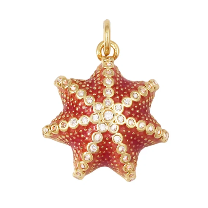 2pcs/Lot Animal Frog Snake Crocodile Crab Fish Starfish Conch Charms Pendants,Jewelry Making Findings for Necklace Bracelet J13