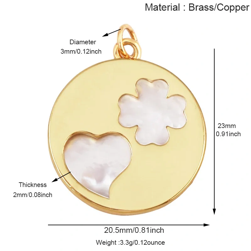 Fashion Love Heart Full Zircon Focal Charm Pendant,Real 18K Gold Plated Necklace Bracelet Jewelry Accessories Supplies M09 M07