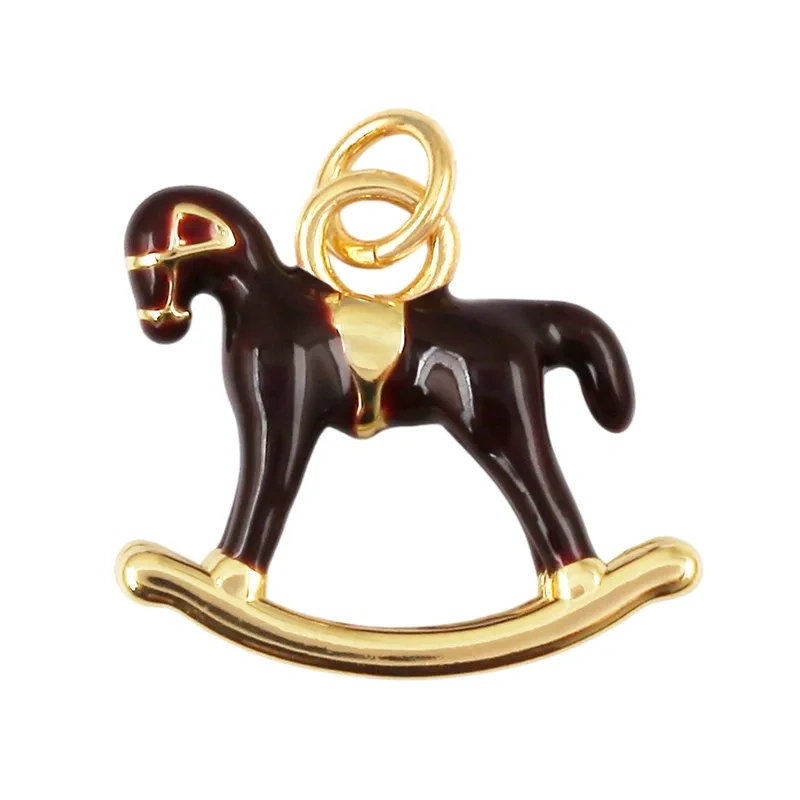 Cute Rocking Horse Matryoshka Doll Airplane Hot Air Balloon Ferris Wheel Charms Pendant,DIY Bracelet Necklace Jewelry Supply J03