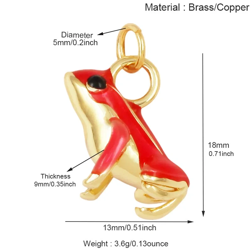 Animal Frog Snake Crocodile Crab Fish Starfish Conch Charms Pendants,Jewelry Making Findings for Necklace Bracelet J13
