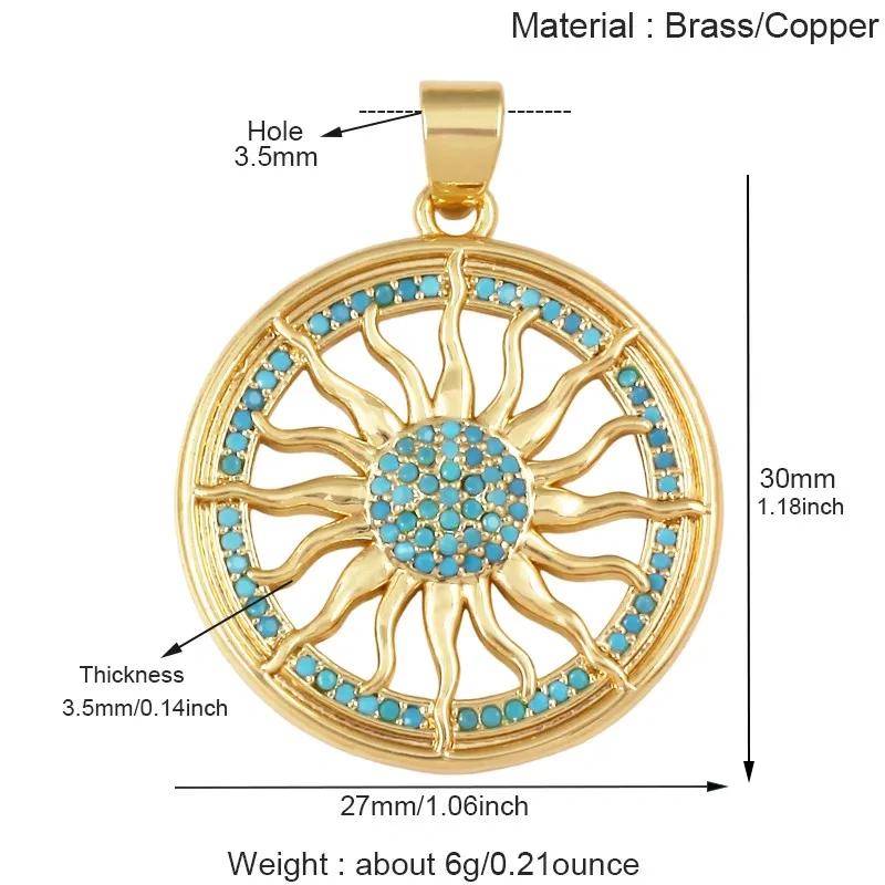 Trendy Star Moon Four‑Leaf Clover Starry Sky Evil Eye Charms Pendants,Necklace Bracelet Jewelry Making Accessories Supply T17