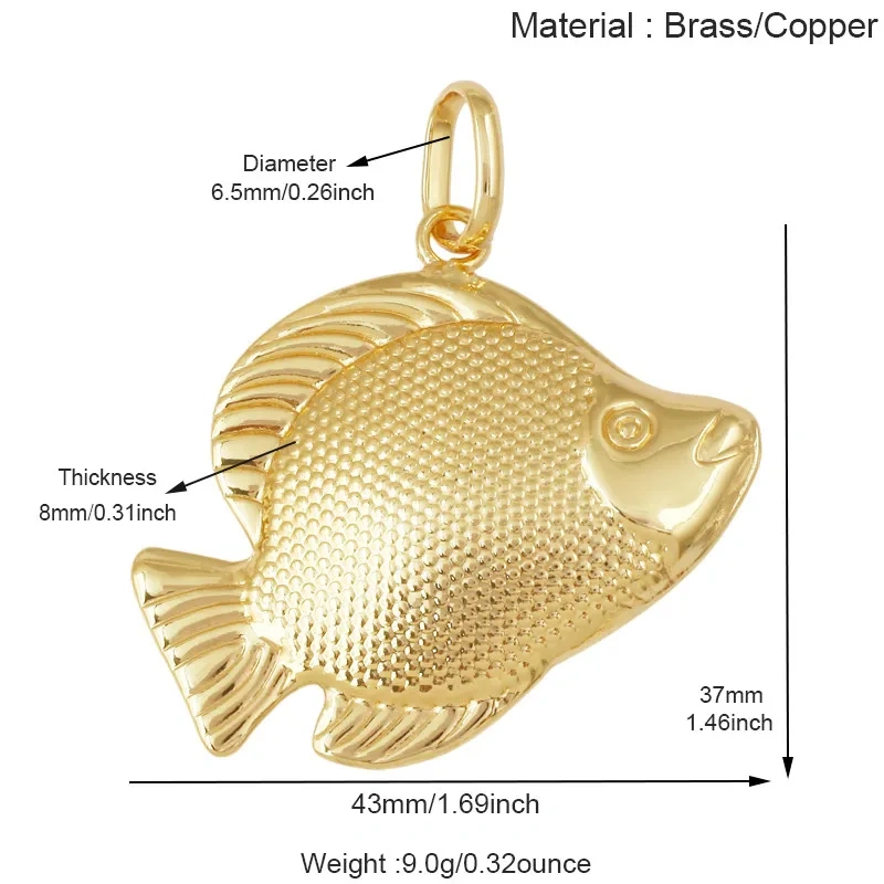 Lobster Conch Fish Bone Starfish Shell Fish Marine Animal Charms Pendants,Jewelry Making DIY Bracelet Necklace Accessories S62