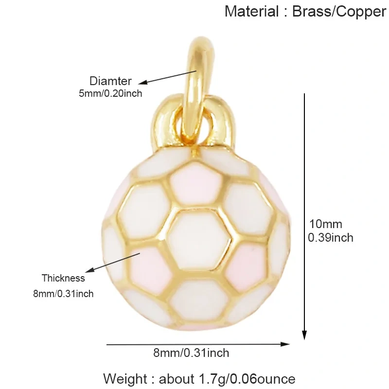 Football Baseball Rugby Boxing Glove Sports Enamel Charm Pendant,Necklace Bracelet Craft Jewelry Findings Supply R62