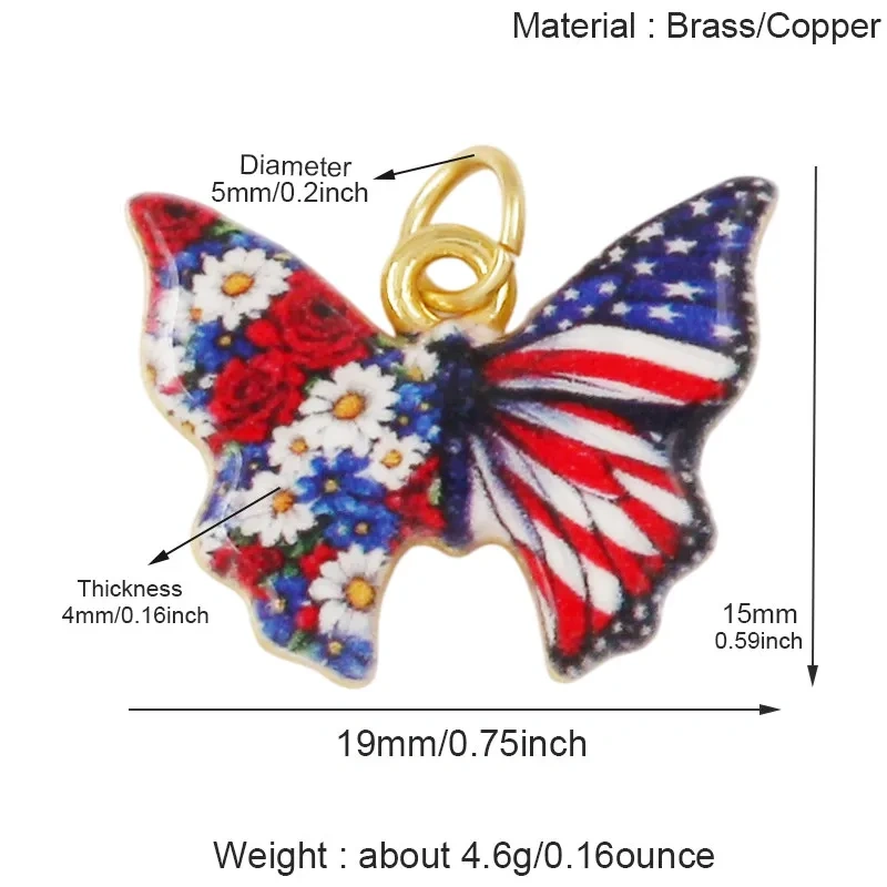 2pcs/Lot Colorful Brass Animal Charms,Bird Butterfly Swan Ladybug Leopard Horse Flower Heart Pendant Necklace Jewelry Supply R08