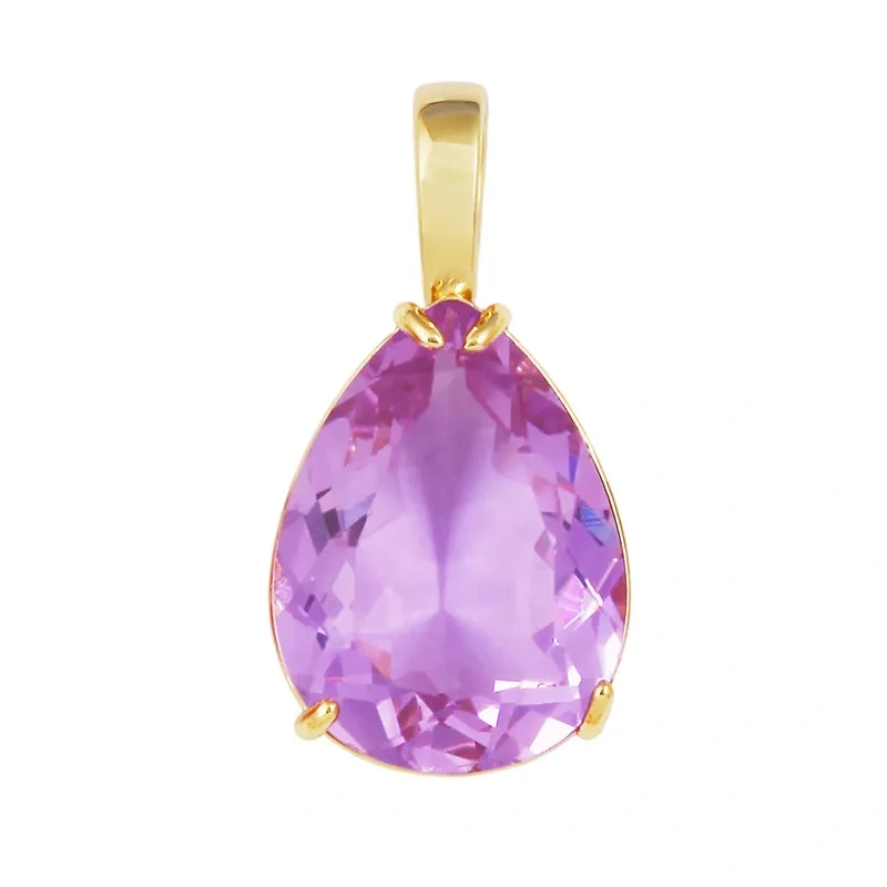 Colorful Zircon Charms Water Drop Oval Square Heart Shape Pendants,DIY Jewelry Making For Choker Necklace Clavicle Chain L91